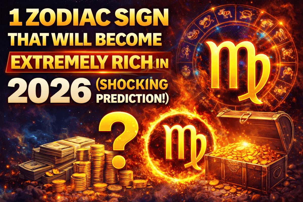 1 Zodiac Sign That Will Become Extremely Rich in 2026 (Shocking Astrology Prediction!)