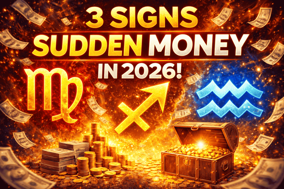 These 3 Zodiac Signs Will Get Sudden Money in 2026 (Unexpected Wealth Is Coming!)